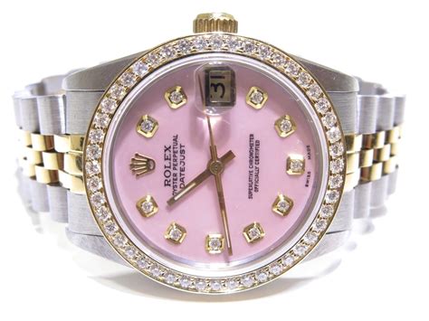 rolex datejust pink diamond|Rolex Datejust price uk.